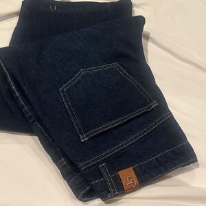 GOGO Dark Blue Flare & Wide Leg Jeans